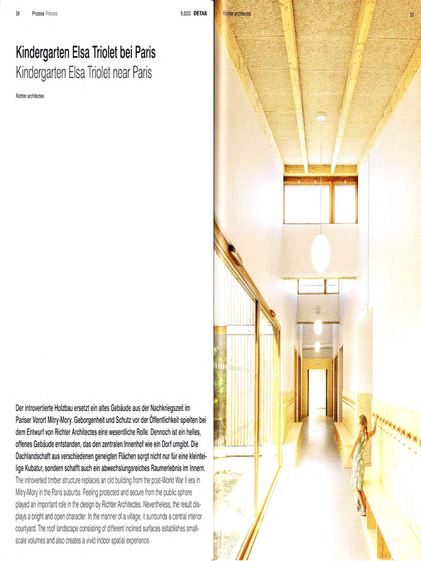 Kindergarden Elsa Triolet near Paris