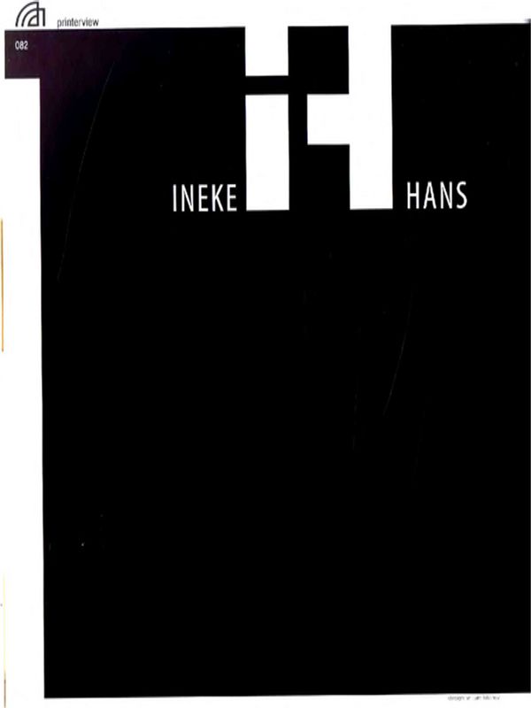 Инеке Ханс: "Дизайн е да отговаряш на въпроси"