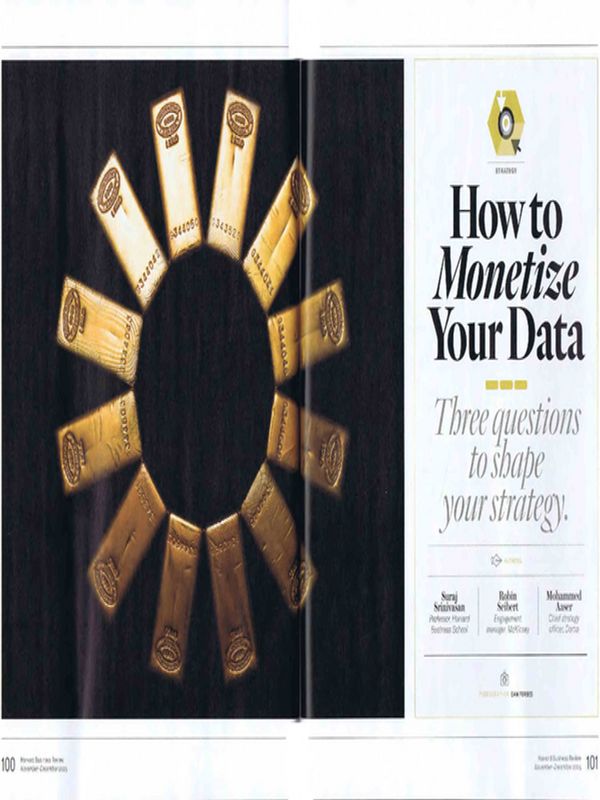 How to Monetize Your Data