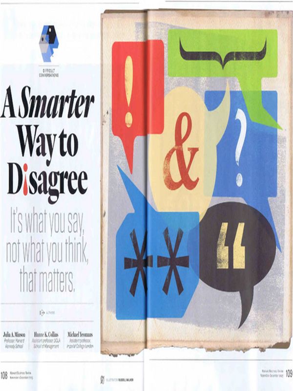 A Smarter Way to Disagree