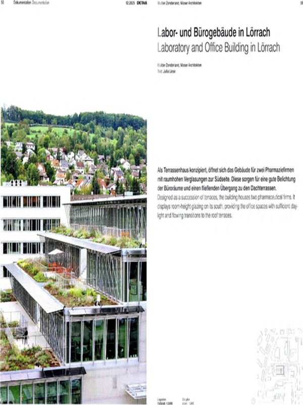 Laboratory and Office Building in Lorrach