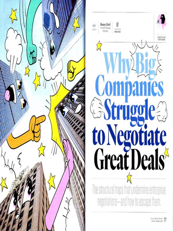 Why Big Companies Struggle to Negotiate Great Deals