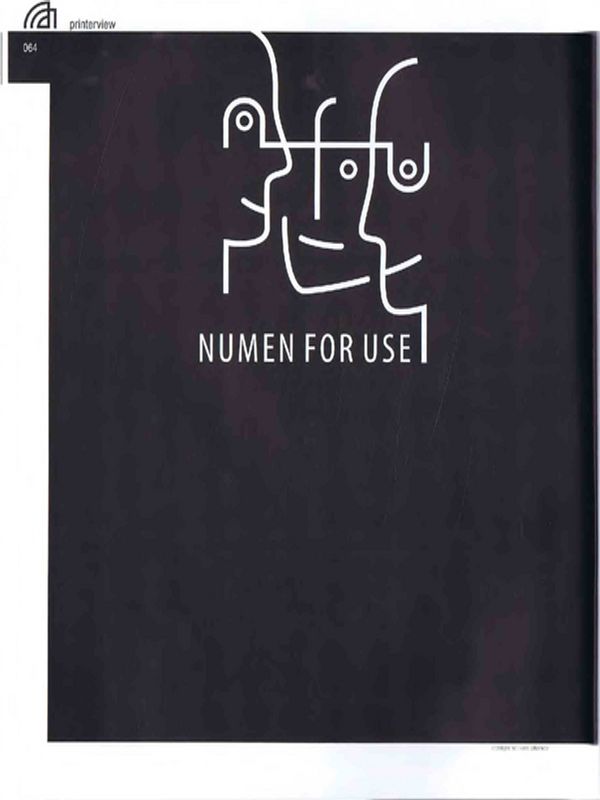 Numen For Use : Емоционалното измерение на обектите