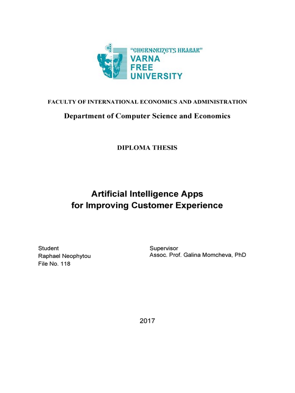 Artificially Intelligence Apps for Improving Cautomer Experience